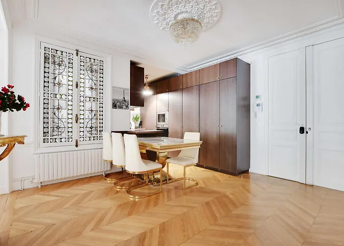 Daire Luxurious Flat - 4bd8p - Arc De Triomphe *